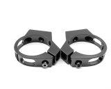 Fuel Filter Clamp - 2.5 in ID - Aluminum - Black Anodized - Pair thumbnail 1