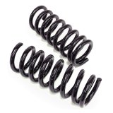 Suspension Spring Kit - 1 in Lowering - 2 Coil Springs - Black Powder Coat - Front - Small Block Chevy - Chevy Fullsize Car 1955-57 - Pair thumbnail 1