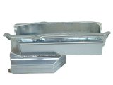 Engine Oil Pan - Rear Sump - 8 qt - 7 in Deep - Steel - Zinc Plated - 1-Piece Seal - Small Block Chevy - Each thumbnail 1