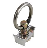 Tie Down Anchor - Single Stud - 1.18 in Ring - 1000 lb Capacity - Steel - Cadmium Plated - L-Track Systems - Each thumbnail 1