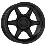Kansei K11B Tandem 15x8in / 4X100 BP / 25mm Offset / 73.1mm Bore - Satin Black thumbnail 1