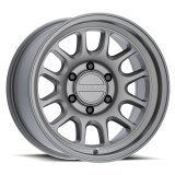 Raceline 958T Rogue 17x8.5in / 6X139.7 BP / 0mm Offset / 106.1mm Bore - Matte Titanium thumbnail 2
