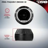 DS18 3in Surface Flush Angle High Comp Neodymium Super Bullet Twtr 100 Watts RMS 1in Almnm Vc 4 ohm thumbnail 4