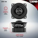 DS18 4in 50 Watts RMS 4 ohm 2-Way Coaxial Speaker w/ Kevlar Cones thumbnail 4