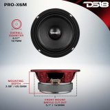 DS18 6.5in 250 Watts RMS 8 ohm Mid-Range Loudspeaker thumbnail 6
