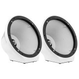 DS18 8in Marine And Powersports Universal Flat Mount Speaker Pod RGB LED Lights- Carbon Fiber thumbnail 1