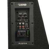 DS18 Dual 10in Shallow Enclosure w/ Subwoofer 350 Watts RMS Sealed Black Carpet Amplified thumbnail 7