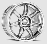 Kansei K17X Seven 18x8.5in / 5x114.3 BP / 35mm Offset / 73.1mm Bore - Chrome thumbnail 1
