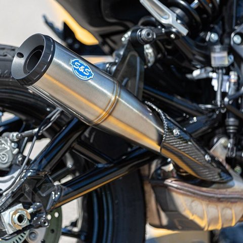 S&S Cycle Indian FTR1200 Grand National Slip On Muffler Kit