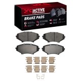 DFC 04-11 Mazda RX-8 Front Active Performance Pads and Hardware Kit thumbnail 1