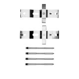DFC 18-25 Dodge Durango Front Active Performance Pads and Hardware Kit thumbnail 2