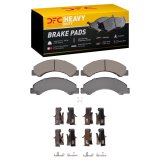DFC 98-24 Chevrolet W3500 Gas Engine Rear/Front Heavy Duty Pads and Hardware Kit thumbnail 1