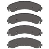 DFC 19-25 Ram 3500 Rear Heavy Duty Pads and Hardware Kit thumbnail 2