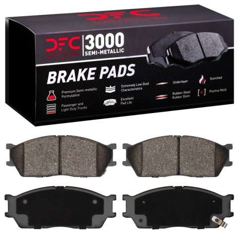 DFC 02-05 Kia Rio (Latin America) Front 3000 Semi-Metallic Brake Pads