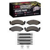 DFC 86-93 Ford Bronco Front Ultimate Duty Performance Brake Pads and Hardware Kit thumbnail 1