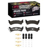 DFC 93-98 Jeep Grand Cherokee Rear Ultimate Duty Performance Brake Pads and Hardware Kit thumbnail 1