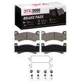 DFC 73-78 Chrysler Imperial Front 5000 Advanced Semi Metallic Brake Pads and Hardware Kit thumbnail 1