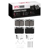 DFC 81-83 Toyota Corolla (US/Canada) Front 5000 Advanced Semi Metallic Brake Pads and Hardware Kit thumbnail 1