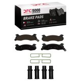 DFC 84-86 Ford Mustang Rear 5000 Advanced Semi Metallic Brake Pads and Hardware Kit thumbnail 1