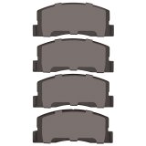 DFC 82-83 Honda Accord Coupe Front 5000 Advanced Ceramic Brake Pads thumbnail 3