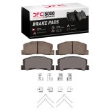 DFC 82-83 Honda Accord Coupe Front 5000 Advanced Ceramic Brake Pads and Hardware Kit thumbnail 1