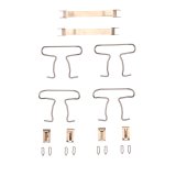 DFC 76-82 Honda Accord Sedan Front 5000 Advanced Semi Metallic Brake Pads and Hardware Kit thumbnail 2