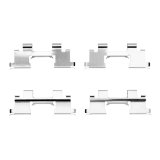 DFC 87-89 Nissan 300ZX Rear 5000 Advanced Ceramic Brake Pads and Hardware Kit thumbnail 4