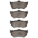 DFC 84-94 Honda Prelude Rear 5000 Advanced Semi Metallic Brake Pads and Hardware Kit thumbnail 2