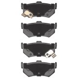 DFC 84-94 Honda Prelude Rear 5000 Advanced Semi Metallic Brake Pads and Hardware Kit thumbnail 4