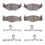 DFC 84-92 Volkswagen Jetta Sedan/Golf Front 5000 Advanced Semi Metallic Brake Pads and Hardware Kit thumbnail 1