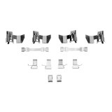 DFC 84-87 Toyota Corolla (US/Canada) Front 5000 Advanced Semi Metallic Brake Pads and Hardware Kit thumbnail 2