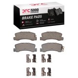 DFC 87-96 Toyota Celica Rear 5000 Advanced Ceramic Brake Pads and Hardware Kit thumbnail 1