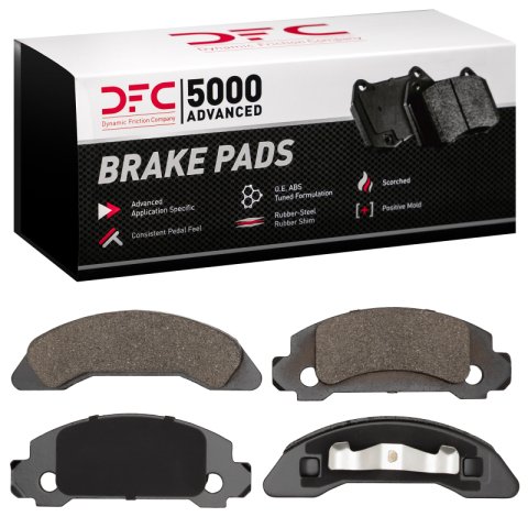 DFC 86-87 Ford Aerostar Front 5000 Advanced Semi Metallic Brake Pads