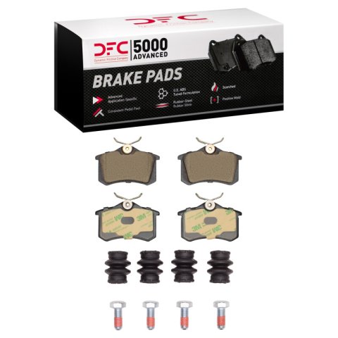 DFC 97-08 Volkswagen ALLROAD Rear 5000 Advanced Ceramic Brake Pads and Hardware Kit