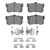 DFC 86-88 Acura LEGEND Rear 5000 Advanced Ceramic Brake Pads and Hardware Kit thumbnail 1