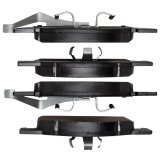 DFC 87-90 Dodge Dakota 4WD Front 5000 Advanced Semi Metallic Brake Pads and Hardware Kit thumbnail 2