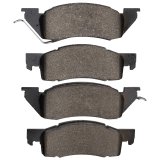 DFC 87-90 Dodge Dakota 4WD Front 5000 Advanced Semi Metallic Brake Pads and Hardware Kit thumbnail 4