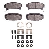 DFC 86-92 Buick Riviera Rear 5000 Advanced Semi Metallic Brake Pads and Hardware Kit thumbnail 1