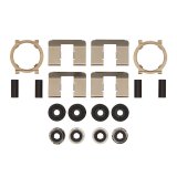 DFC 86-92 Buick Riviera Rear 5000 Advanced Semi Metallic Brake Pads and Hardware Kit thumbnail 2