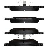 DFC 86-94 Suzuki Samurai Front 5000 Advanced Semi Metallic Brake Pads thumbnail 2