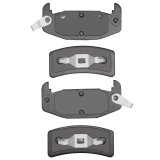 DFC 88-94 Buick Regal Rear 5000 Advanced Semi Metallic Brake Pads and Hardware Kit thumbnail 3
