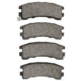DFC 88-95 Nissan Pathfinder Rear 5000 Advanced Semi Metallic Brake Pads and Hardware Kit thumbnail 1