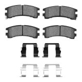 DFC 88-95 Nissan Pathfinder Rear 5000 Advanced Semi Metallic Brake Pads and Hardware Kit thumbnail 4