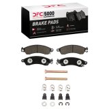 DFC 85-04 Chevrolet Corvette Front 5000 Advanced Semi Metallic Brake Pads and Hardware Kit thumbnail 1