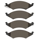 DFC 86-93 Ford Taurus SHO Front 5000 Advanced Semi Metallic Brake Pads and Hardware Kit thumbnail 2