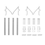 DFC 90-02 Ford Escort Front 5000 Advanced Semi Metallic Brake Pads and Hardware Kit thumbnail 5