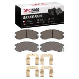 DFC 90-96 Subaru Legacy Front 5000 Advanced Ceramic Brake Pads and Hardware Kit thumbnail 1