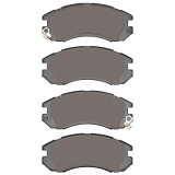 DFC 93-96 Subaru Impreza Front 5000 Advanced Ceramic Brake Pads and Hardware Kit thumbnail 4