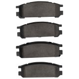 DFC 90-94 Subaru Legacy Rear 5000 Advanced Ceramic Brake Pads and Hardware Kit thumbnail 2