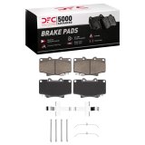 DFC 90-92 Toyota Land Cruiser Front 5000 Advanced Semi Metallic Brake Pads and Hardware Kit thumbnail 1